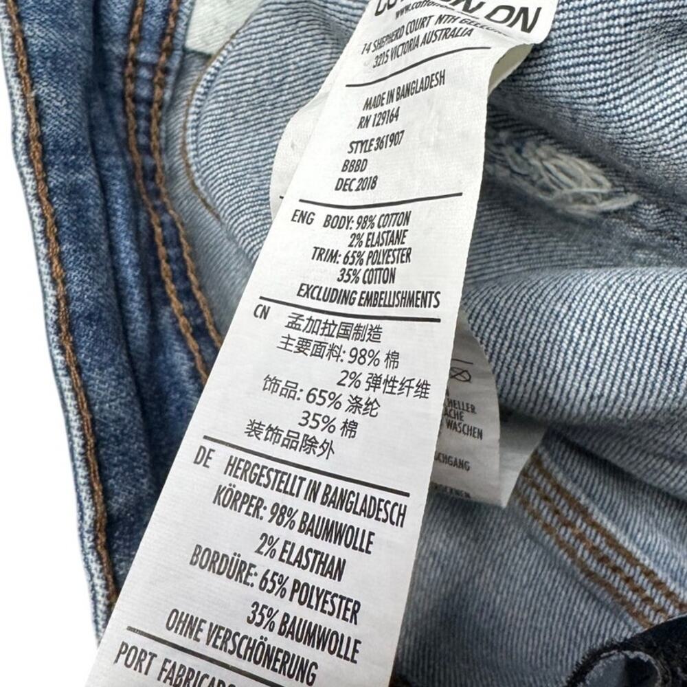 Cotton On Urban Jogger Cargo Denim Blue Wash Size 30 - Picture 9 of 11